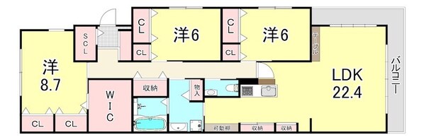 ファミール・カシマIの物件間取画像